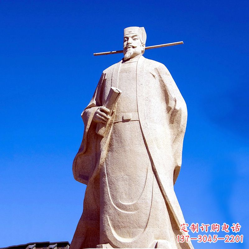 景區園林歐陽修大型砂巖雕像-中國歷史文化名人著名文學大家