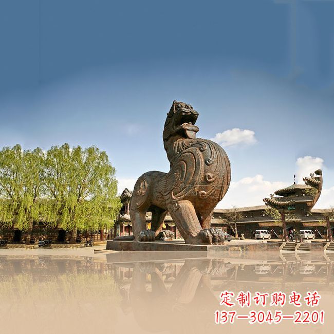 狴犴雕塑精美的景觀擺件 狴犴雕塑精美的景觀擺件