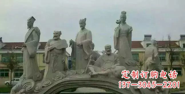 八仙過海石雕222