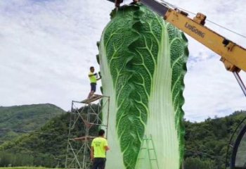 白菜石雕凳給您的景觀增添一份精致