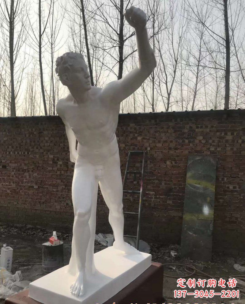 玻璃鋼大衛人物雕塑