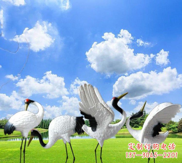 丹頂鶴雕塑 - 玻璃鋼/丹頂鶴 丹頂鶴雕塑 - 玻璃鋼/丹頂鶴