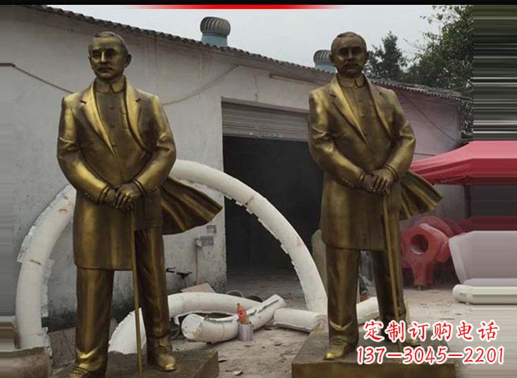 玻璃鋼仿銅孫中山雕塑 玻璃鋼仿銅孫中山雕塑