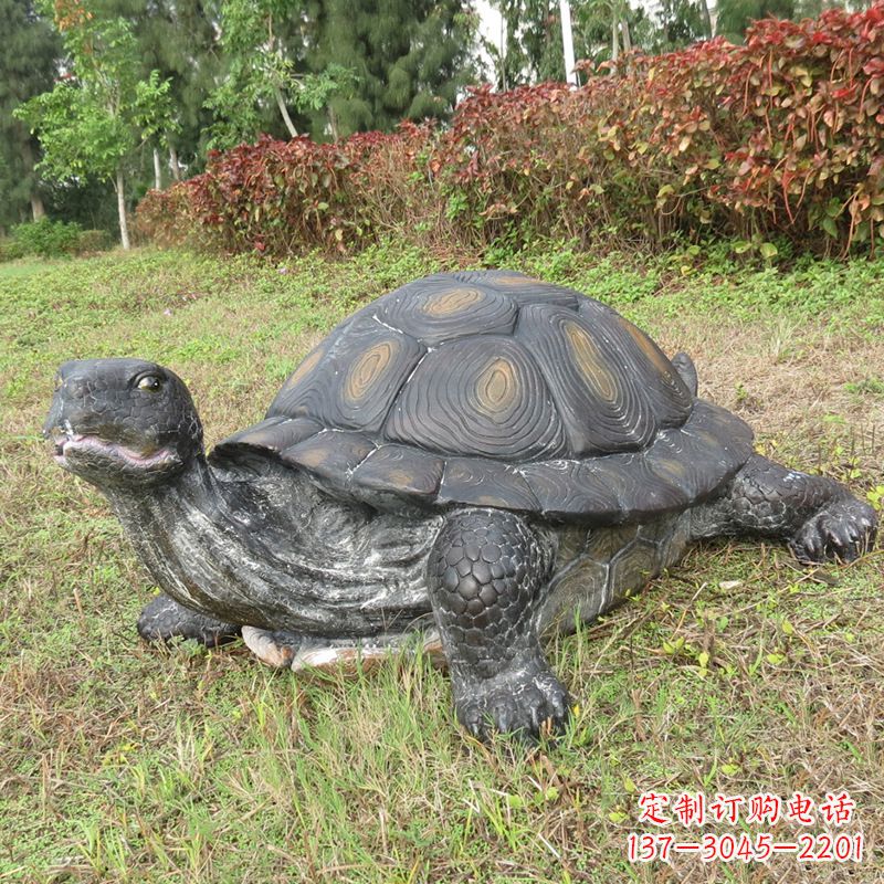 玻璃鋼仿真動物烏龜雕塑擺件