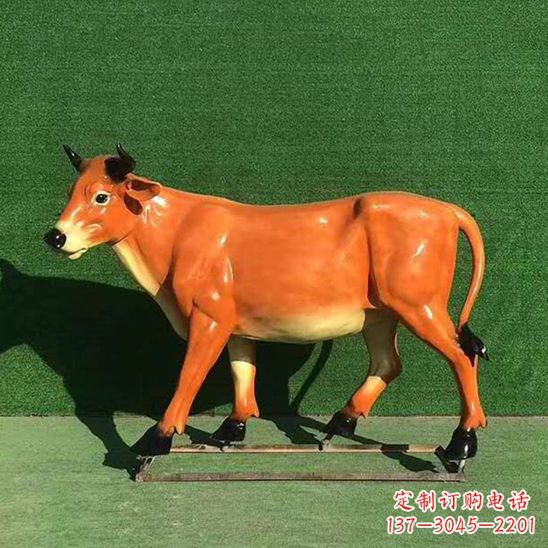 黃牛雕塑 - 玻璃鋼/仿真/黃牛/動物 黃牛雕塑 - 玻璃鋼/仿真/黃牛/動物