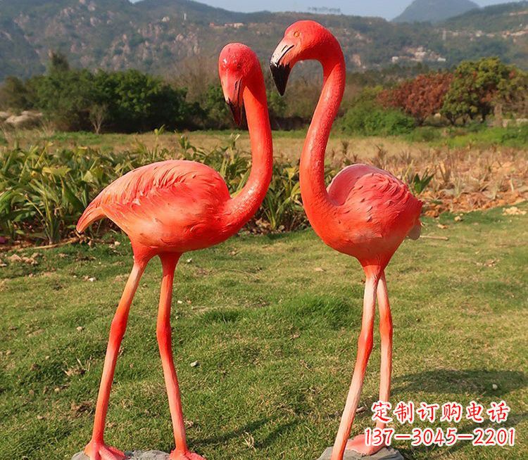 玻璃鋼仿真火烈鳥雕塑極致精細的藝術品 玻璃鋼仿真火烈鳥雕塑極致精細的藝術品