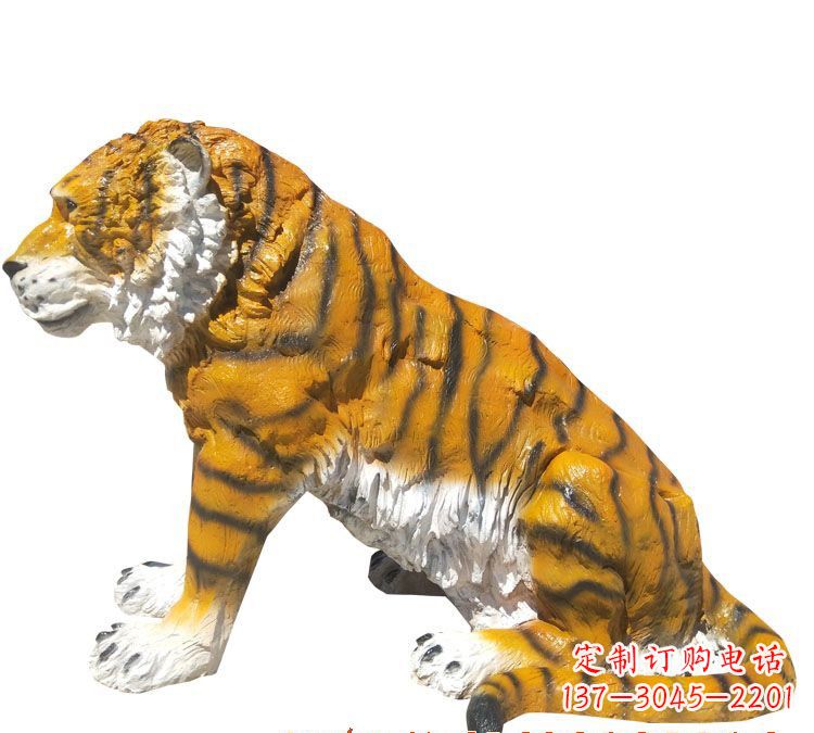 玻璃鋼仿真老虎雕塑