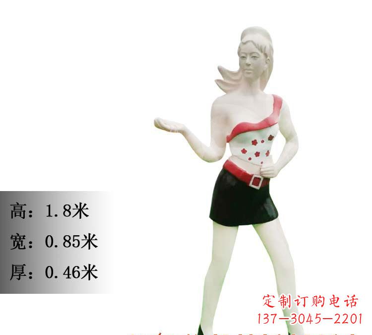 玻璃鋼美女雕塑：精致細膩的藝術精品