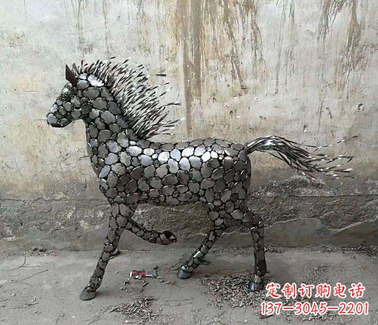 不銹鋼奔馬雕塑藝術與自由的象征 不銹鋼奔馬雕塑藝術與自由的象征