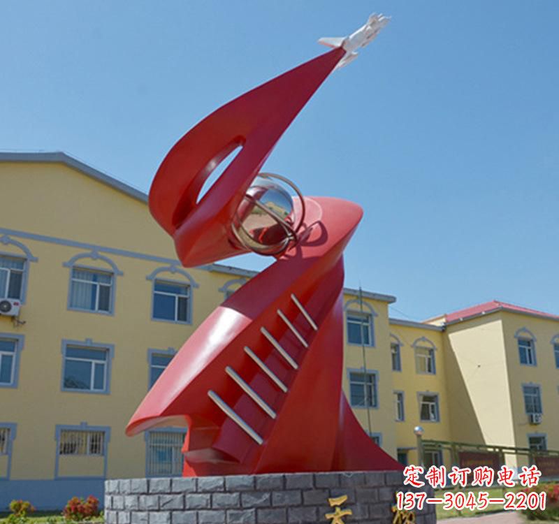 不銹鋼標志景觀雕塑