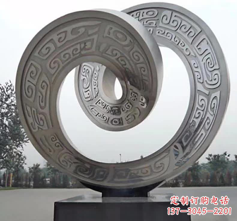 不銹鋼抽象創意雕塑