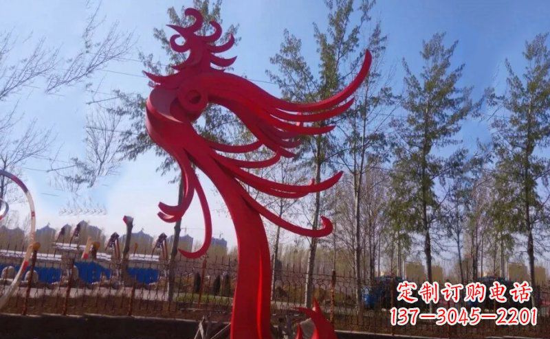 鳳凰雕塑 - 不銹鋼/抽象/鳳凰 鳳凰雕塑 - 不銹鋼/抽象/鳳凰