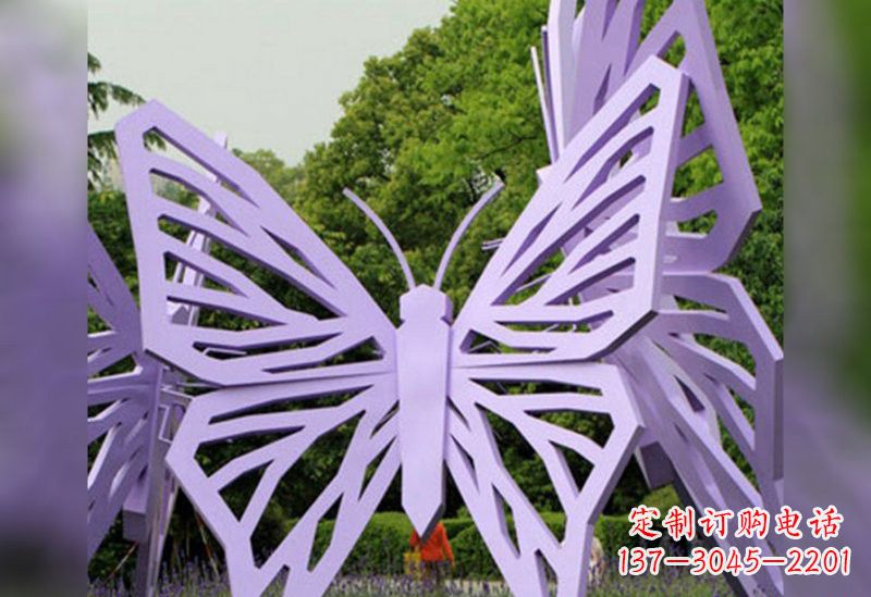 不銹鋼蝴蝶雕塑美麗永恒