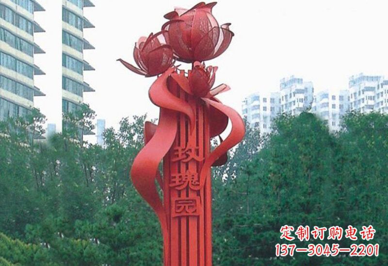 不銹鋼/抽象/玫瑰花-不銹鋼抽象玫瑰花雕塑 不銹鋼/抽象/玫瑰花-不銹鋼抽象玫瑰花雕塑