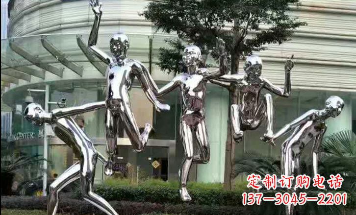 不銹鋼抽象人物雕塑2