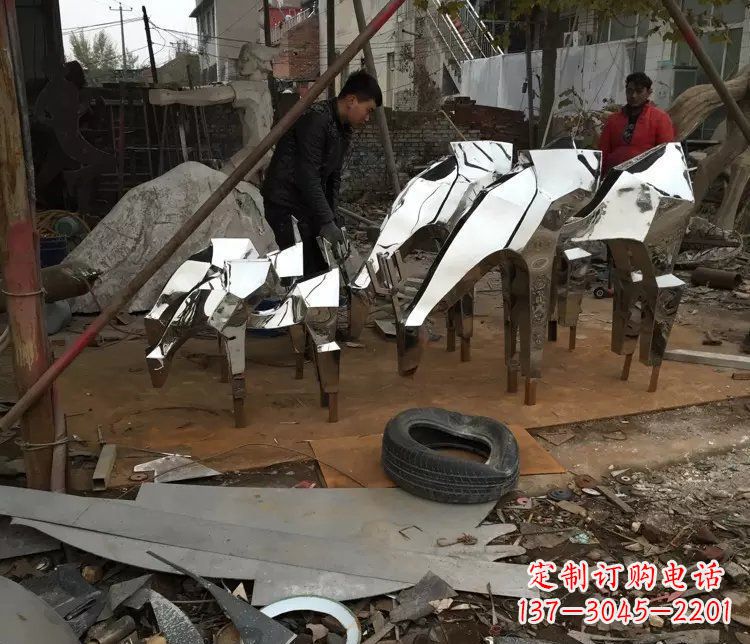 不銹鋼動物雕塑精美外形,經久耐用 不銹鋼動物雕塑精美外形,經久耐用