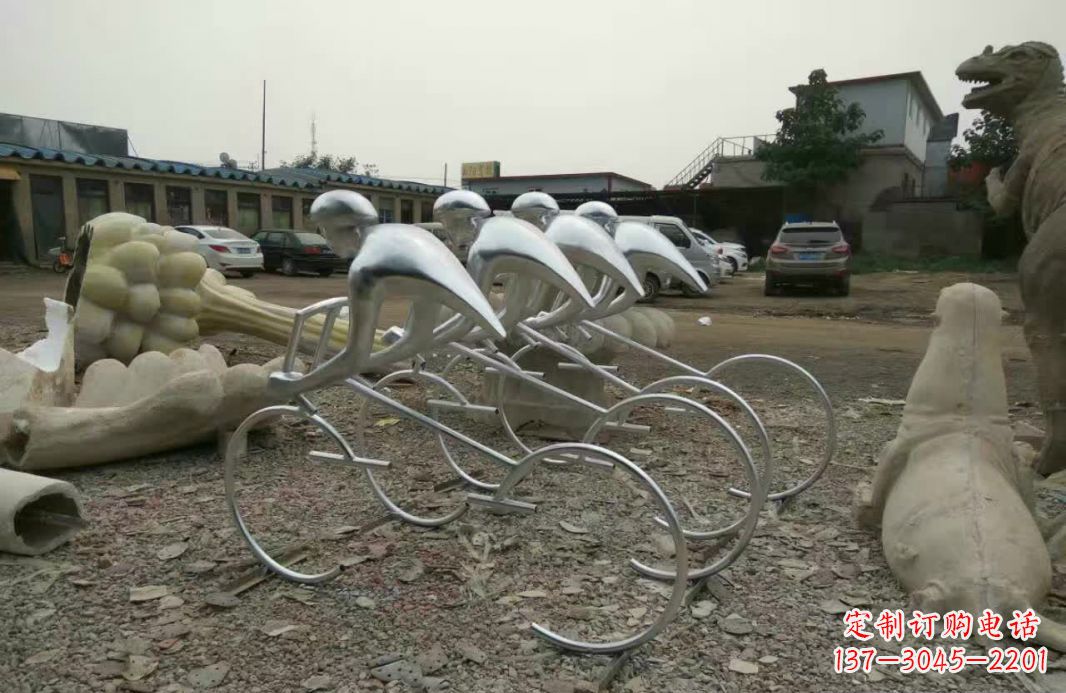 不銹鋼/抽象/自行車/人物-不銹鋼抽象自行車人物雕塑 不銹鋼/抽象/自行車/人物-不銹鋼抽象自行車人物雕塑