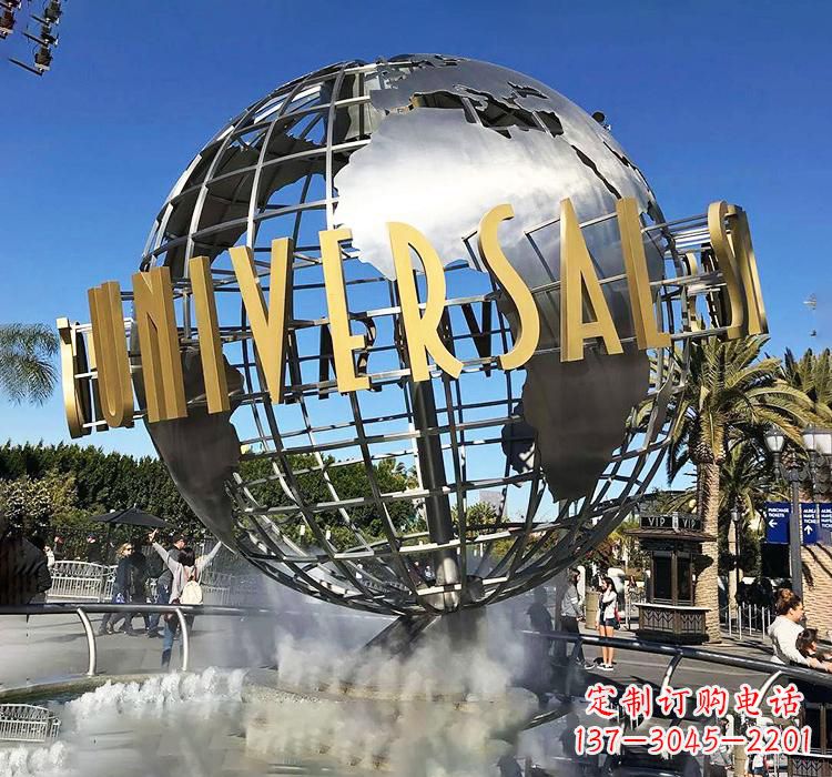 不銹鋼地球儀雕塑——精致的地球禮物