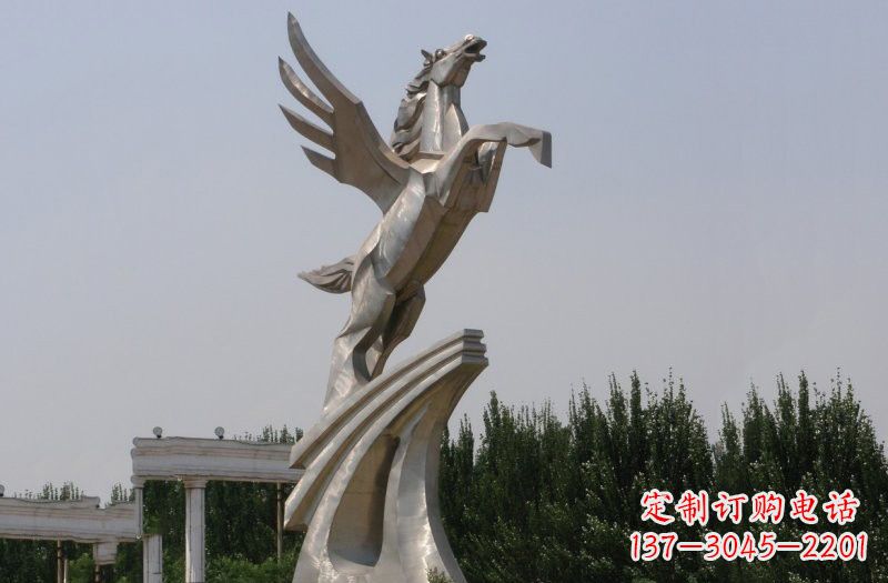 不銹鋼飛馬雕塑象征力量與靈動 不銹鋼飛馬雕塑象征力量與靈動