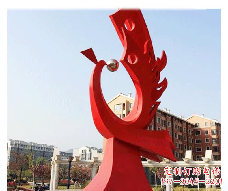 不銹鋼鳳凰雕塑——象征著新生 不銹鋼鳳凰雕塑——象征著新生