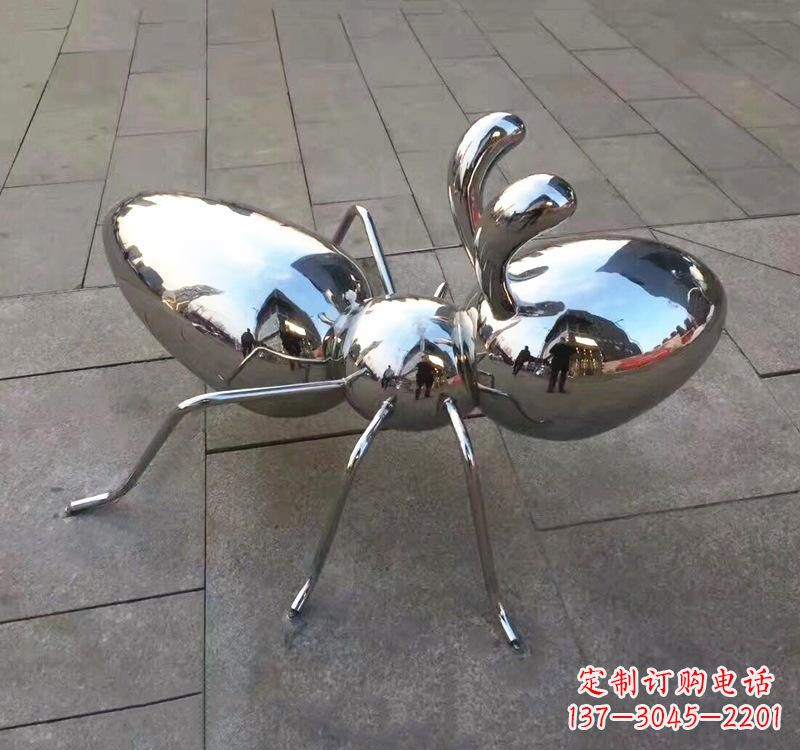 不銹鋼廣場螞蟻雕塑