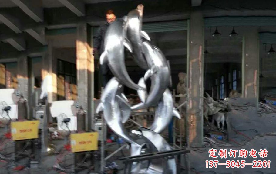 不銹鋼海豚雕塑漂亮的海洋藝術品 不銹鋼海豚雕塑漂亮的海洋藝術品