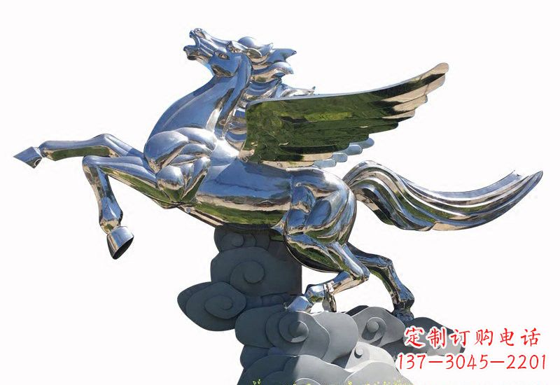 不銹鋼馬雕塑把美麗的藝術(shù)帶入家庭