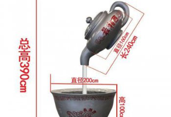 不銹鋼鏡面茶壺雕塑——精致美觀的藝術品