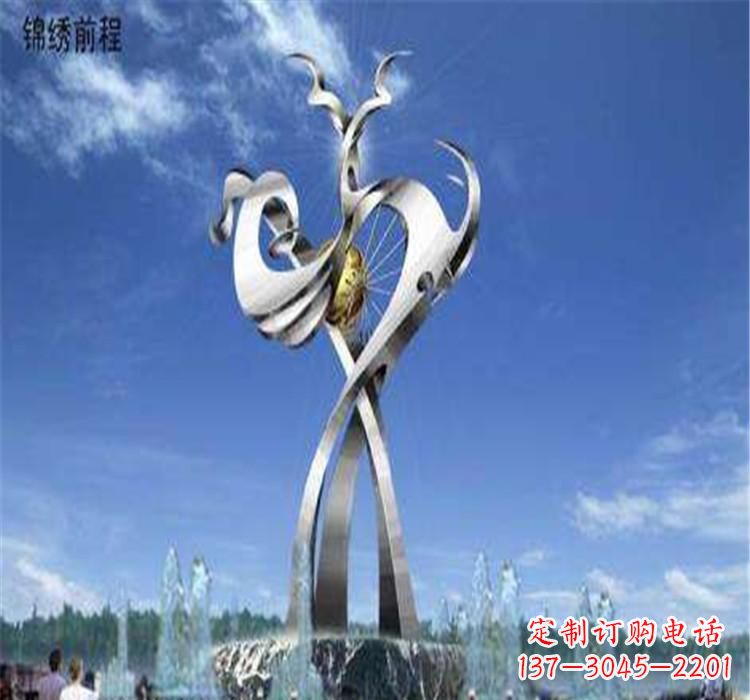 不銹鋼企業(yè)景觀(guān)雕塑