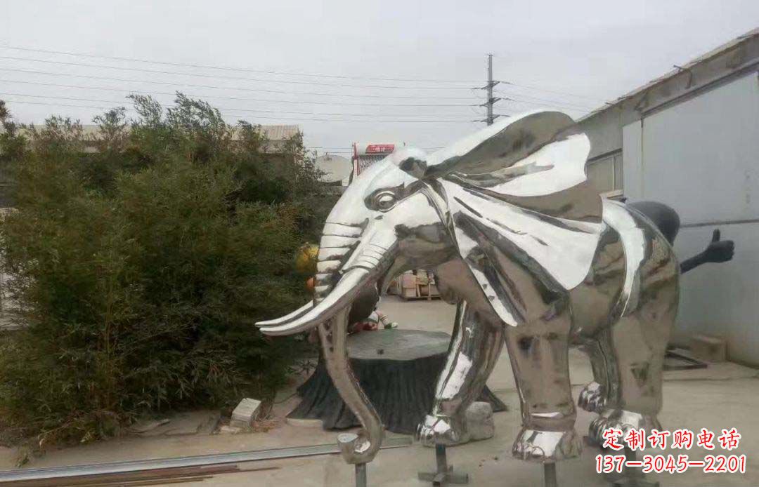 大象雕塑 - 不銹鋼/售樓/裝飾/動物/大象