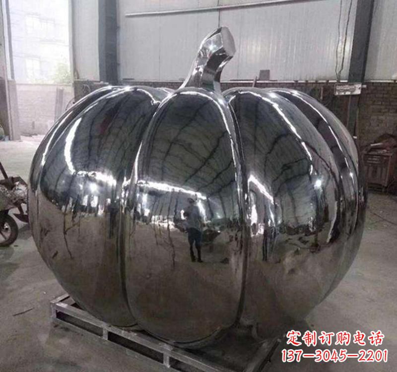 不銹鋼蔬菜雕塑——精美而經典