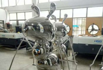 不銹鋼螞蟻步行街景觀雕塑——融合現代科技與自然之美
