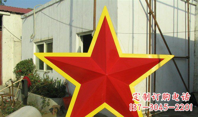 不銹鋼五角星雕塑——高聳入云的精美藝術