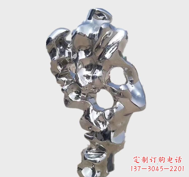 不銹鋼太湖石雕塑藝術的精致表現