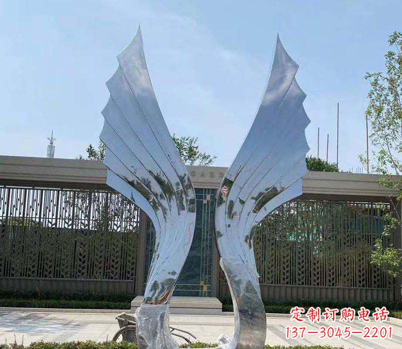 不銹鋼小區景觀雕塑1