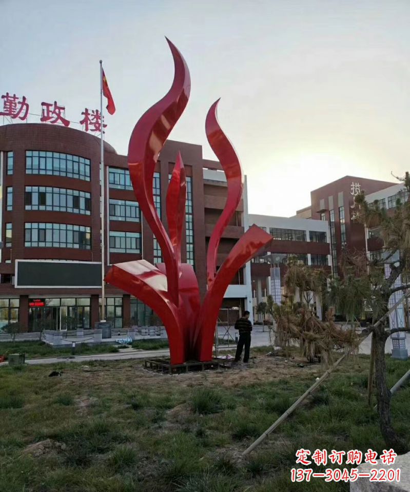 不銹鋼藝術抽象雕塑