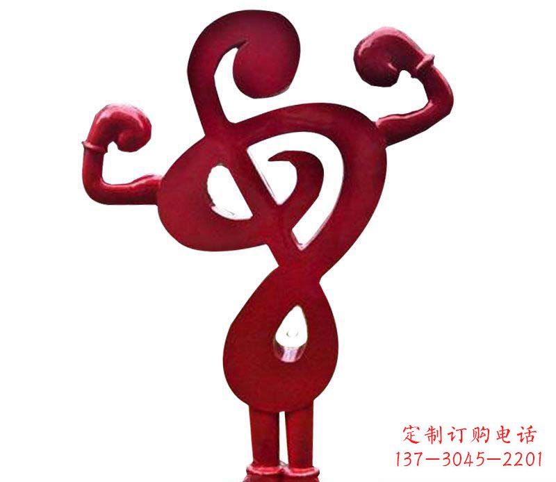 音符之美——不銹鋼音符雕塑