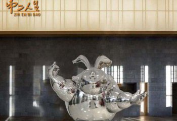 不銹鋼兔子雕塑——精致雕刻的藝術品
