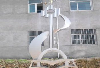 不銹鋼校園書本鑰匙雕塑讓回憶留在校園