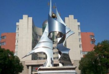 不銹鋼書籍雕塑藝術與文化的結合