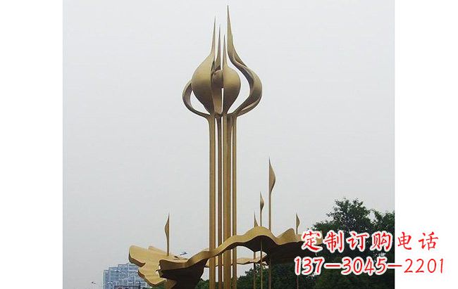 蓮花雕塑締造城市精神之家 蓮花雕塑締造城市精神之家