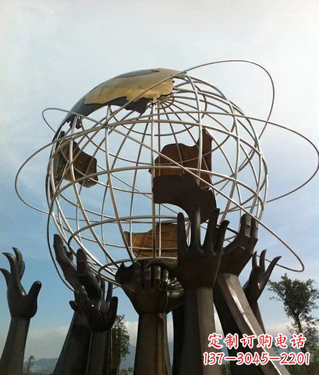 石家莊的地球雕塑一個(gè)城市的精神象征 石家莊的地球雕塑一個(gè)城市的精神象征