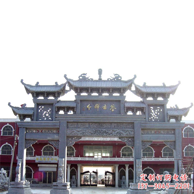 石雕牌樓極致精美的城市藝術(shù)