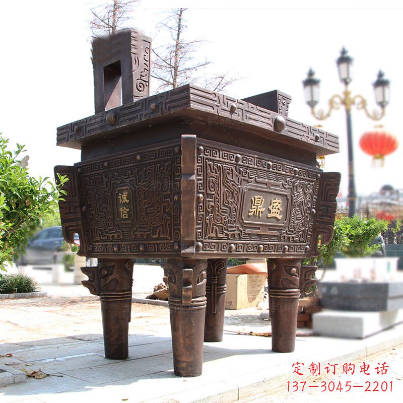 城市園林景觀鼎-中國傳統(tǒng)文化鼎盛雕塑