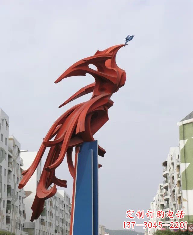 鳳凰雕塑 - 抽象/不銹鋼/鳳凰 鳳凰雕塑 - 抽象/不銹鋼/鳳凰