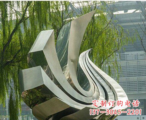 鴿子雕塑以不銹鋼作為材料的動物雕塑