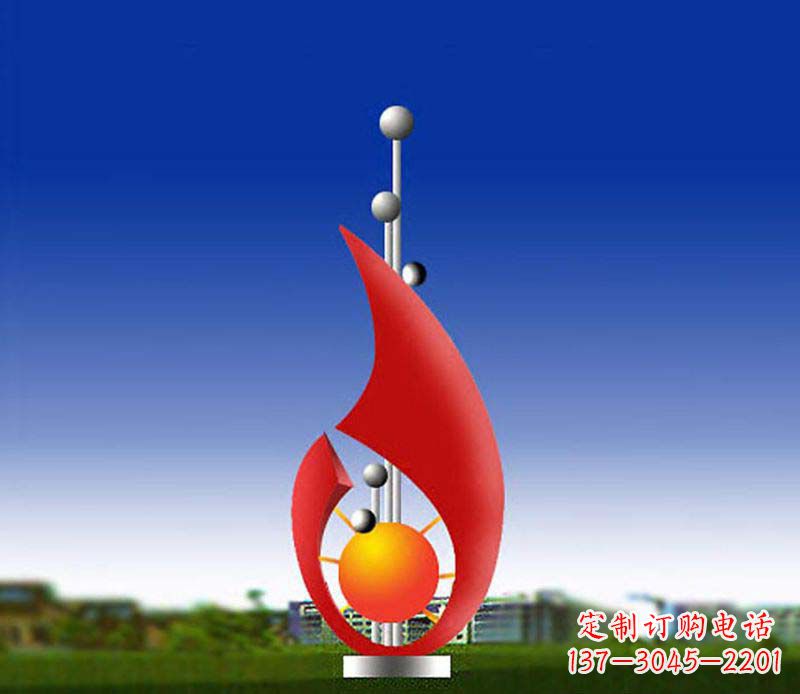 色彩斑斕的水滴雕塑 色彩斑斕的水滴雕塑