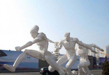 足球之美不銹鋼足球雕塑