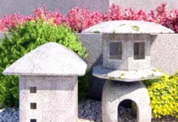 草坪大理石石燈雕塑的傳統文化