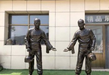 店小二雕塑——記茶館民俗